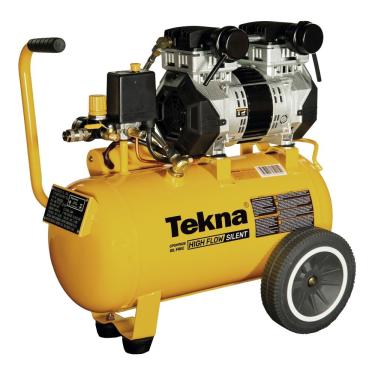 Imagem de Compressor de Ar CPSH9025-2C Tekna 24L 2,5HP Pressão Máxima 116 psi Com Rodas Traseira 220V 60Hz