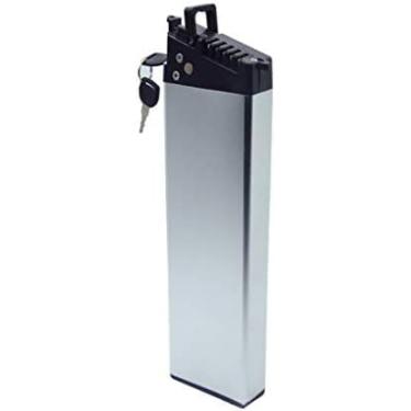 Imagem de Bateria de íon de lítio para bicicleta elétrica com carregador, bateria de 36V/48V para bicicleta elétrica, trava segura, alça portátil, kit de conversão para bicicleta elétrica, 48V10.4AH