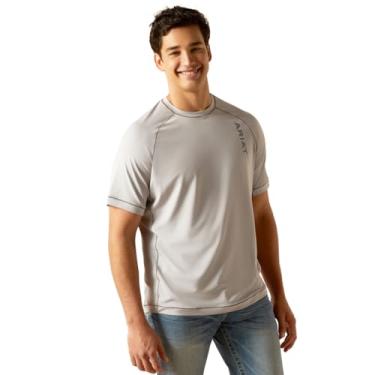 Imagem de ARIAT Camiseta masculina 360 Airflow, Arandela de prata, G