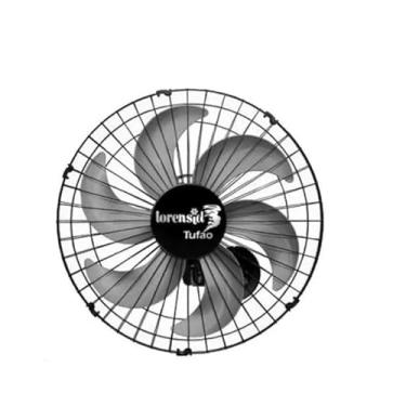 Imagem de Ventilador de Parede 50cm Tufão Max Loren Sid Preto