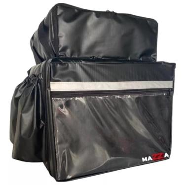 Imagem de Mochila Bag Completa para Motoboy Delivery Impermeável com ISOPOR 45L - Preto