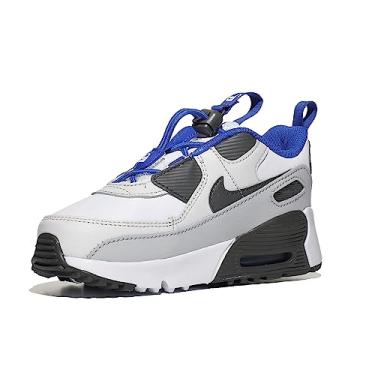 Imagem de Nike Air Max 90 Toggle para bebês meninos (infantil), Branco/cinza ferro/cinza neblina/platinado, 19 BR