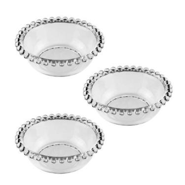 Imagem de Conjunto 3 Bowls Cristal Pearl 14X5cm - Rojemac