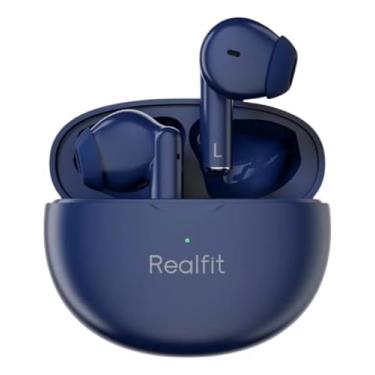 Imagem de Fone de Ouvido Bluetooth Sem Fio Realfit F2 Pro | Bluetooth 5.4 | Baixa Latência em Jogos | True Wireless Sport | Controle Touch | Microfone embutido | Headset