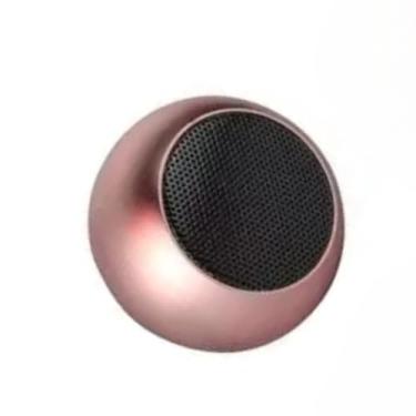 Imagem de Caixa de Som Bolinha Bluetooth Super Potente Mini, sem fio, Tws Mini Speaker Amplificada (ROSE GOLD) - TYDA