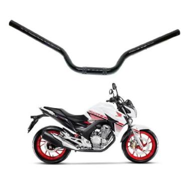Imagem de Guidão De Moto Cb Twister 250 2014 A 2020 Preto Com Furo Pesinho - Pri