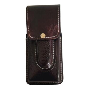 Imagem de Bainha Capinha Country Celular Canguru Couro Legítimo - Domtauros, Tab