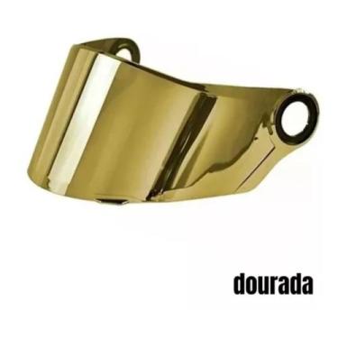 Imagem de Viseira Polivisor Capacete Ls2 Ff358 Dourada