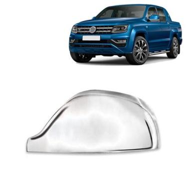 Imagem de Aplique Cromado Capa Retrovisor Amarok 2010 2011 2012 2013 2014 2015 2