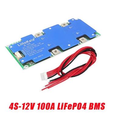 Imagem de Placa de Proteção para Bateria de LiFePO4 12V 100A - Carregamento