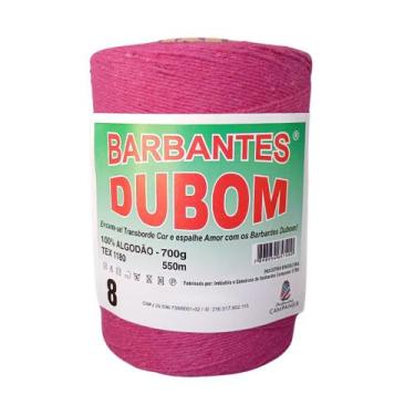 Imagem de Barbante Dubom Magenta - 700Gr - Fio 8 - 550m - Barbantes Dubom