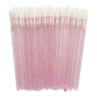 Imagem de 500 Aplicador de Gloss/Batom c/ Glitter Extensão Alongamento - Monamor