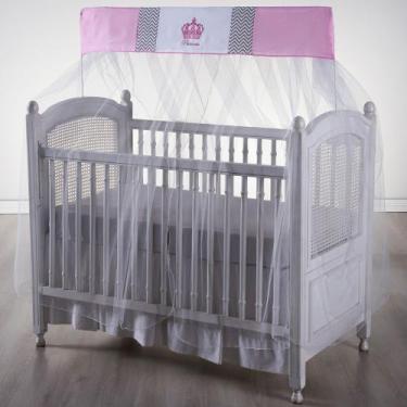 Imagem de mosquiteiro p/ berço americano e o tradicional com bandô varal inteiro