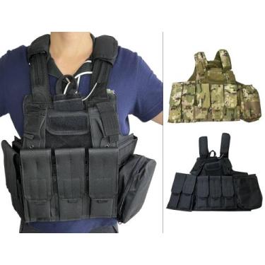 Imagem de Capa De Colete Tático Modular Militar Camuflado Multifuncional Ativida