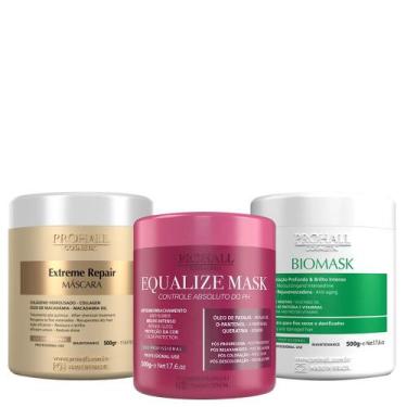 Imagem de Kit Cronograma Capilar Máscaras Extreme Repair + Equalize + Biomask 50