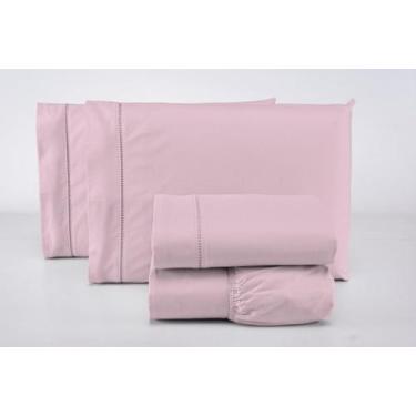 Imagem de Roupa de Cama Casal 200 Fios 3 Peças Algodão Toque Macio - Charme do L