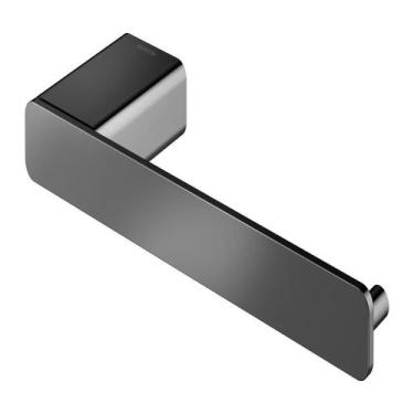 Imagem de Papeleira Docol Flat Grafite Polido, Preto