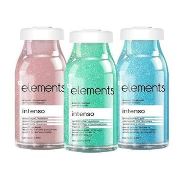 Imagem de Kit Ampolas Intenso  Elements - Elements Cosméticos