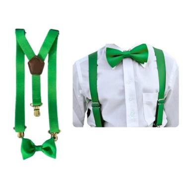 Imagem de Kit Suspensório E Gravata Borboleta Juvenil Criança 10 a 16 Anos - MCO