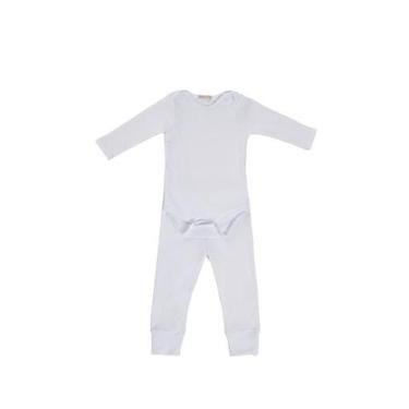 Imagem de Conjunto Térmico Baby Unissex - Cor De Cacau, Branco, 01