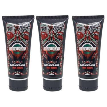 Imagem de Kit com 3 Balm Class De Barba Premium 100ml Barba Rubra