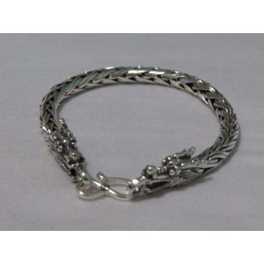 Imagem de Pulseira De Bali Trançada Masculina Em Prata 925 - RD Magazine