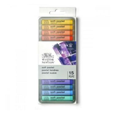 Imagem de Giz Pastel Seco Soft Winsor & Newton com 15 Cores - 1790001