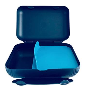 Imagem de Tupperware Lancheira To Go azul escuro com turquesa separada