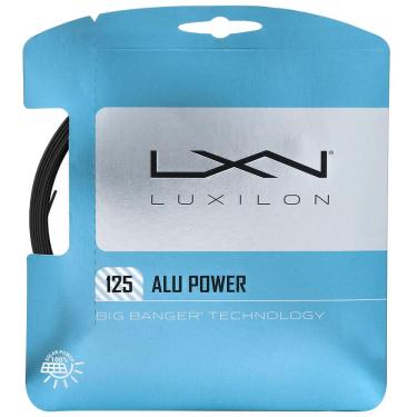 Imagem de Corda Wilson Luxilon Alu Power Black 16L 1.25mm Preta - Set Individual