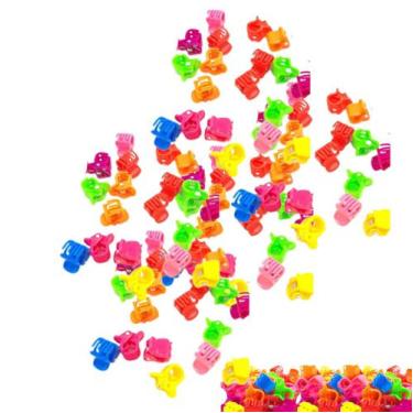 Imagem de Mini Piranha Infantil Colorida Cartela C/ 120 Unidades - Lynx produçõe