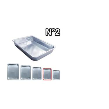 Imagem de Assadeira Retangular Tabuleiro Forma Extra Alta Alumínio Anti-mancha T