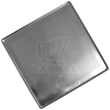 Imagem de Bandeja 35x35 De Forno Perfurada Para Cozinha Estampada em Inox Assade