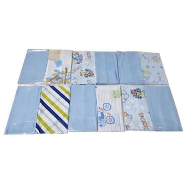 Imagem de 4 Fronhas 100% Algodão Berço 28x40cm Travesseiro Bebê - Dugu, Masculin