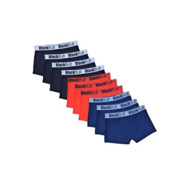 Imagem de Kit 10 Cuecas masculina Box Lisas Sortidas Tendencia boxer - Barbosa C