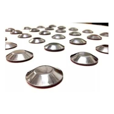 Imagem de Elemento tátil alerta inox  adesivado - LAGGE ACESSIBILIDADE