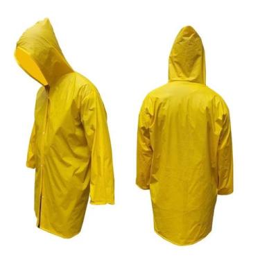Imagem de Capa de Chuva Reforçada PVC Amarela Maicol CA 28.191, G