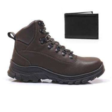 Imagem de Bota Masculina Bredeni Adventure Limited Com Carteira, 41, Marrom, Mas