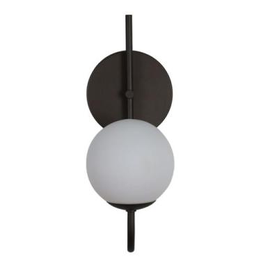 Imagem de Arandela Luminária Quarto Globo 12 cm Moderno - BF Decor, Bronze Fosco