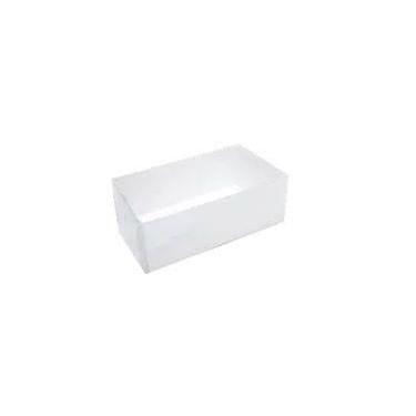 Imagem de Caixa de Papel C/tampa Transparente Nº1 Bco 10x06x3,5cm 10un - MARCA E