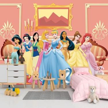 Imagem de Papel de Parede Adesivo, Infantil Princesas Castelo 1X1 - Final Decor