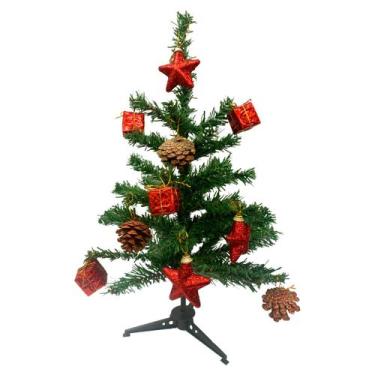 Imagem de Kit Árvore de Natal Pequena Escritório Recepção Apartamento - Brazan, 
