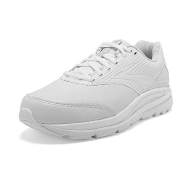 Imagem de Tênis de caminhada masculino da Brooks Addiction Walker 2, White/White, 8 X-Wide