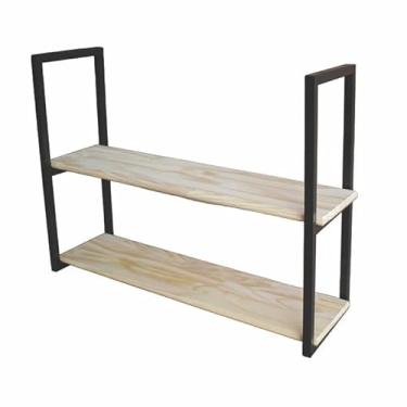 Imagem de Prateleira 20x60 Estilo Industrial Suspensa - Parede ou Teto