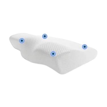 Imagem de Travesseiro Infravermelho Magnético Alivio de Stress e Efeito Relaxante OrtoGold₢ Alivia pontos de Pressão Ortopedico Cervical - Ajuste ideal Durma de Qualquer lado - Sono Perfeito e Revigorante
