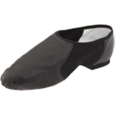 Imagem de Bloch Tênis feminino de jazz de couro Neo-Flex Slip-On Neoprene Slip-On com EVA no antepé e calcanhares, alta durabilidade, ajuste superior, flexibilidade, Step Dancing, Preto, 40