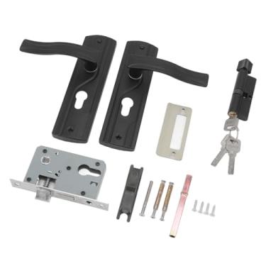 Imagem de Maçaneta da Porta, Maçaneta da Porta Com Chaves Material de Aço Manganês Maçaneta da Porta Com Fechadura para Banheiro e Quarto