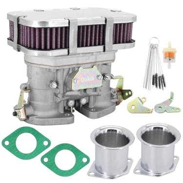 Imagem de Dokili Substituição do conjunto do carburador para 40 IDF 40 mm Weber BUG Beetle VW Fiat Pro.sche Solex Dellorto com buzina de ar e filtro de ar