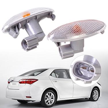 Imagem de beler Luz de seta lateral para para-lama âmbar para Toyota Corolla Auris Yaris RAV4