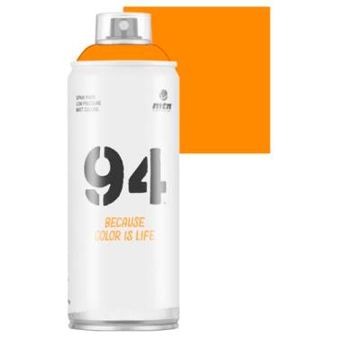 Imagem de Tinta Spray Fosca 94mtn 400ml Laranja Fluorescente Grafite Multiuso Montana