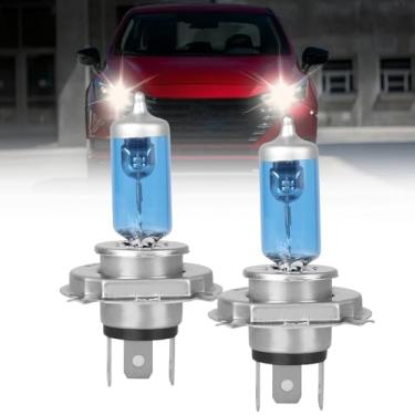 Imagem de NSDXCT Um par de lâmpadas de farol de alto desempenho H4 adequadas para Nissan Versa 2007-2019 lâmpadas de halogêneo, 9003 H4 lâmpadas de farol alto baixo super brilhante 5000K lâmpada de substituição